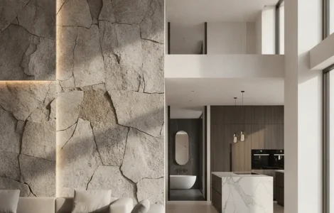 placer pierres naturelles maison