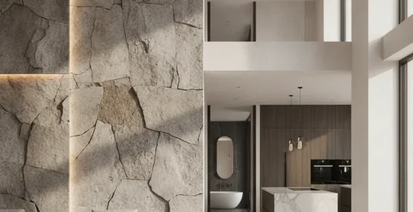 placer pierres naturelles maison